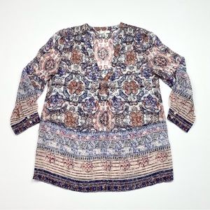Women’s Joie Long Sleeve 100% Silk Vneck Blouse/Top Size XS